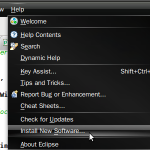 Help -- Install new software Eclipse Help -- Install new software Eclipse